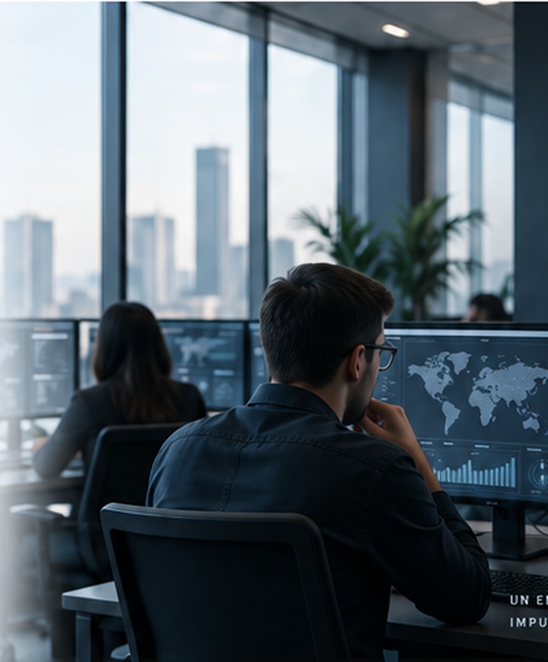 Equipo especializado monitoreando operaciones de seguridad